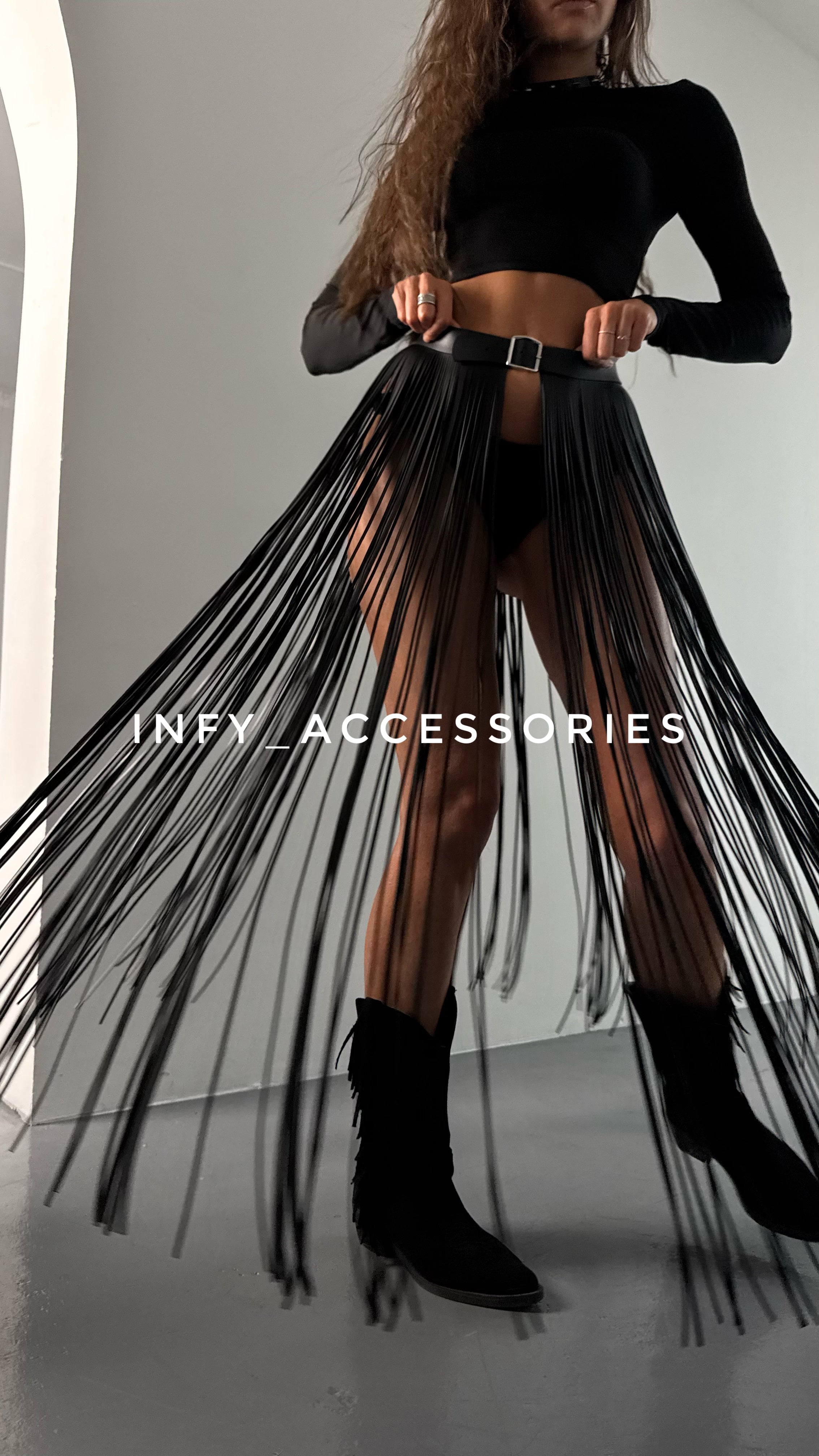 Fringe Skirt Belt Collection