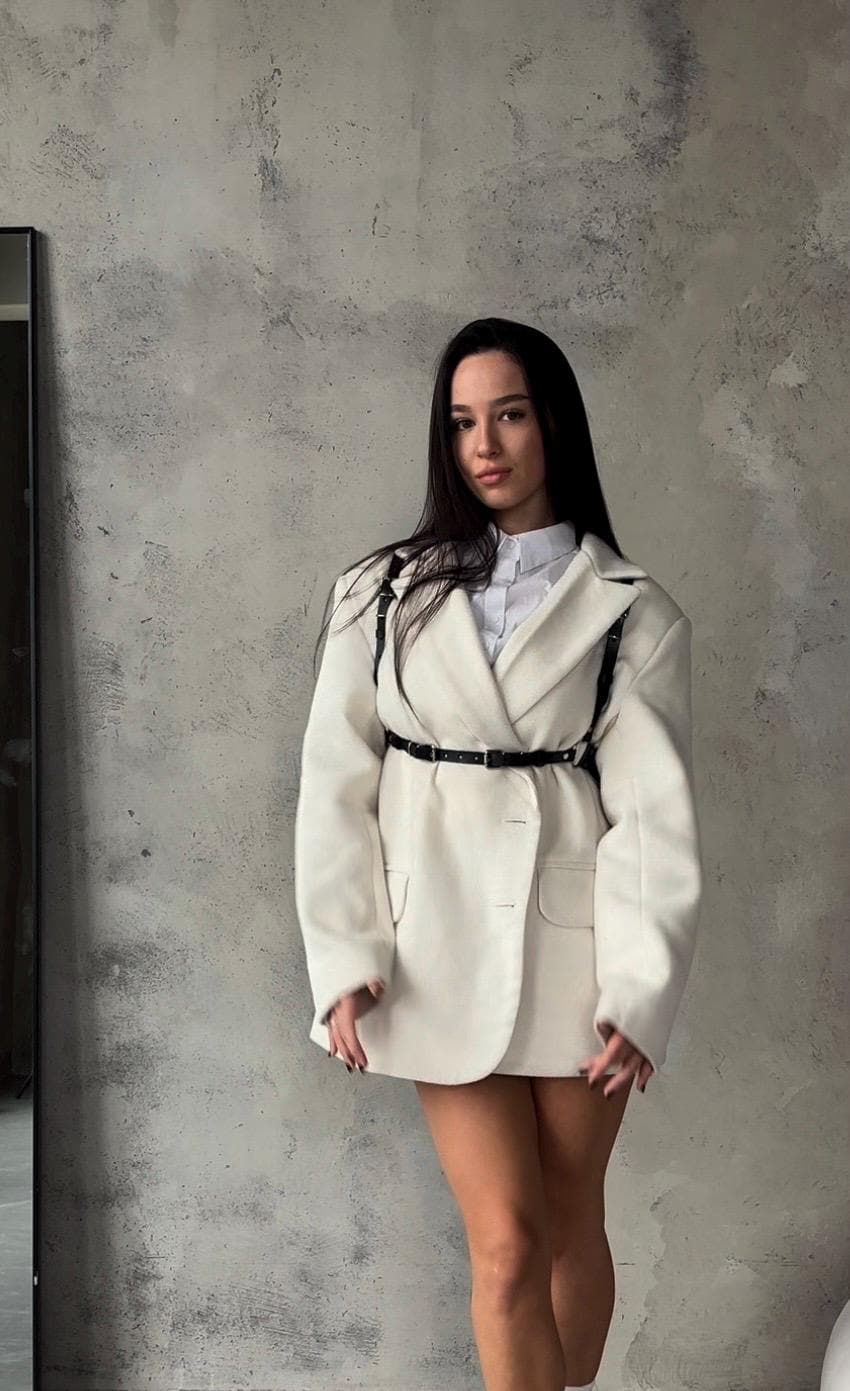 Leather Underbust Harness Corset — Adjustable Statement Belt