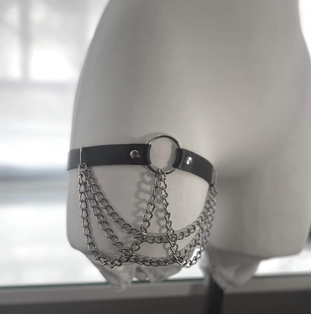 Leg Garters with Chains – Edgy Statement Thigh Accessory