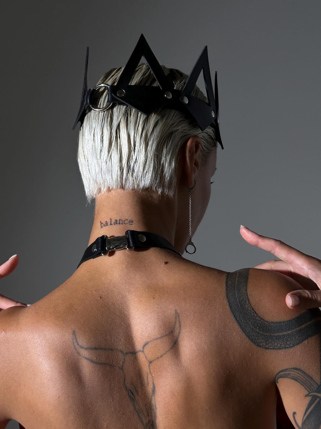 Handmade Leather Crown – Custom Statement Headpiece